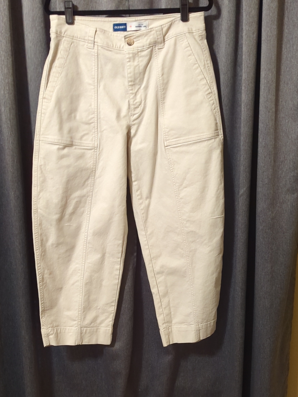 Old Navy High Rise Barrel Pants EUC